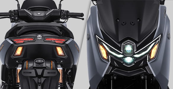 Front & Rear LED Lamp with Dual Projector
