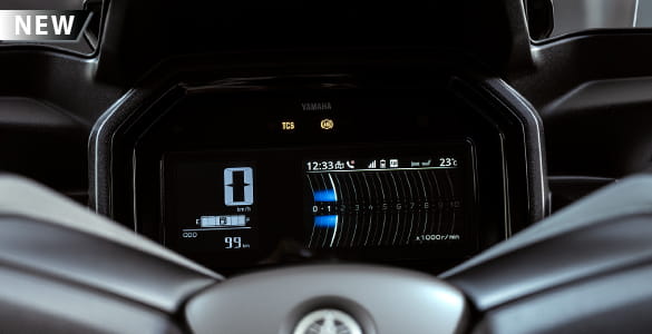 Full LCD Speedometer with TFT Infotainment Display XMAx