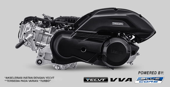 New Engine 155cc YECVT, Blue Core & VVA