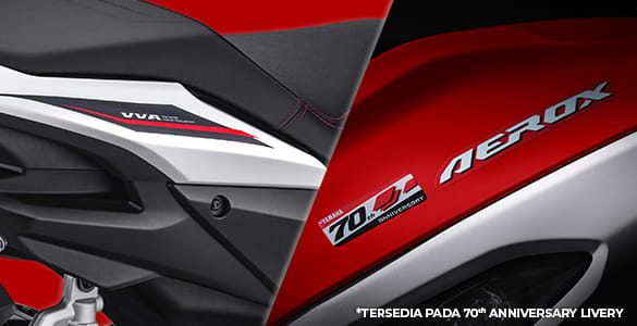 Yamaha Aerox 70th Anniversary Livery