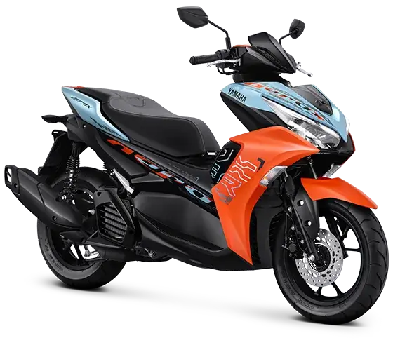 Yamaha Aerox 155 VVA Dull Blue Orange